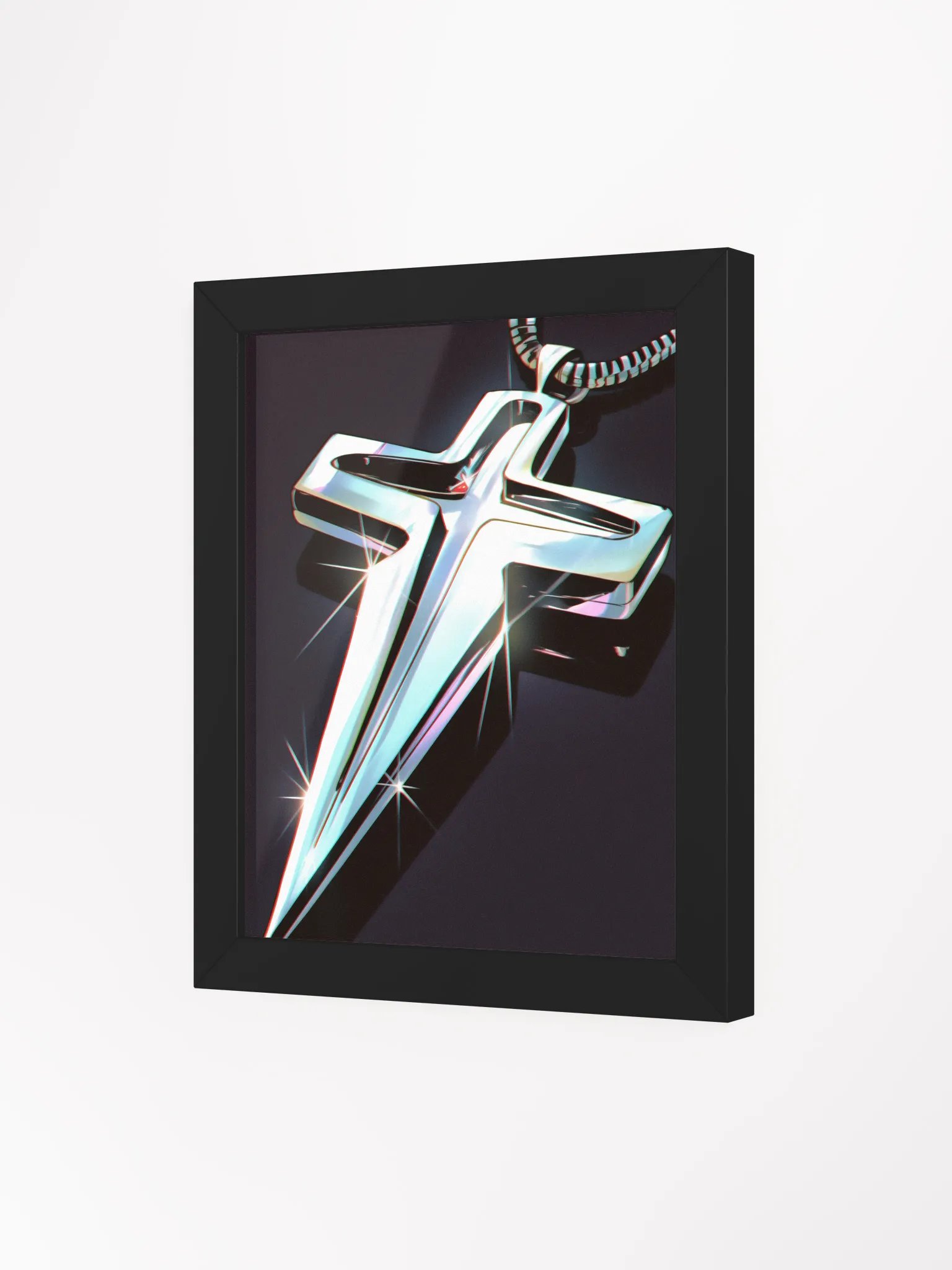 Metallic Cross Framed Poster product image (3)