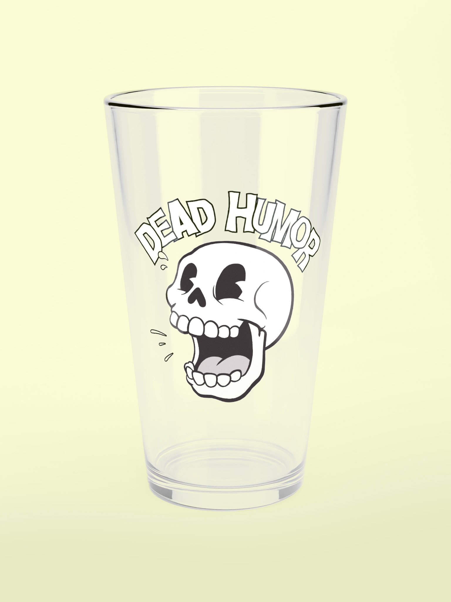 Laughing Skull Pint Glass product image (4)
