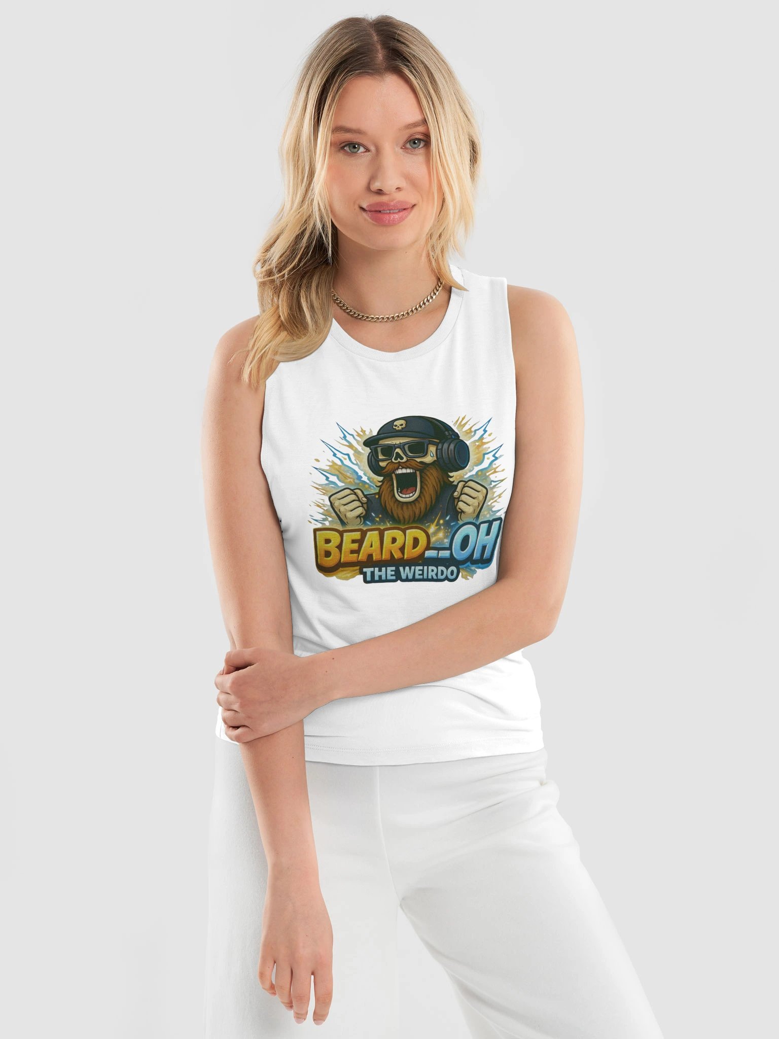 Beard__Oh Flowy Muscle Tank product image (3)