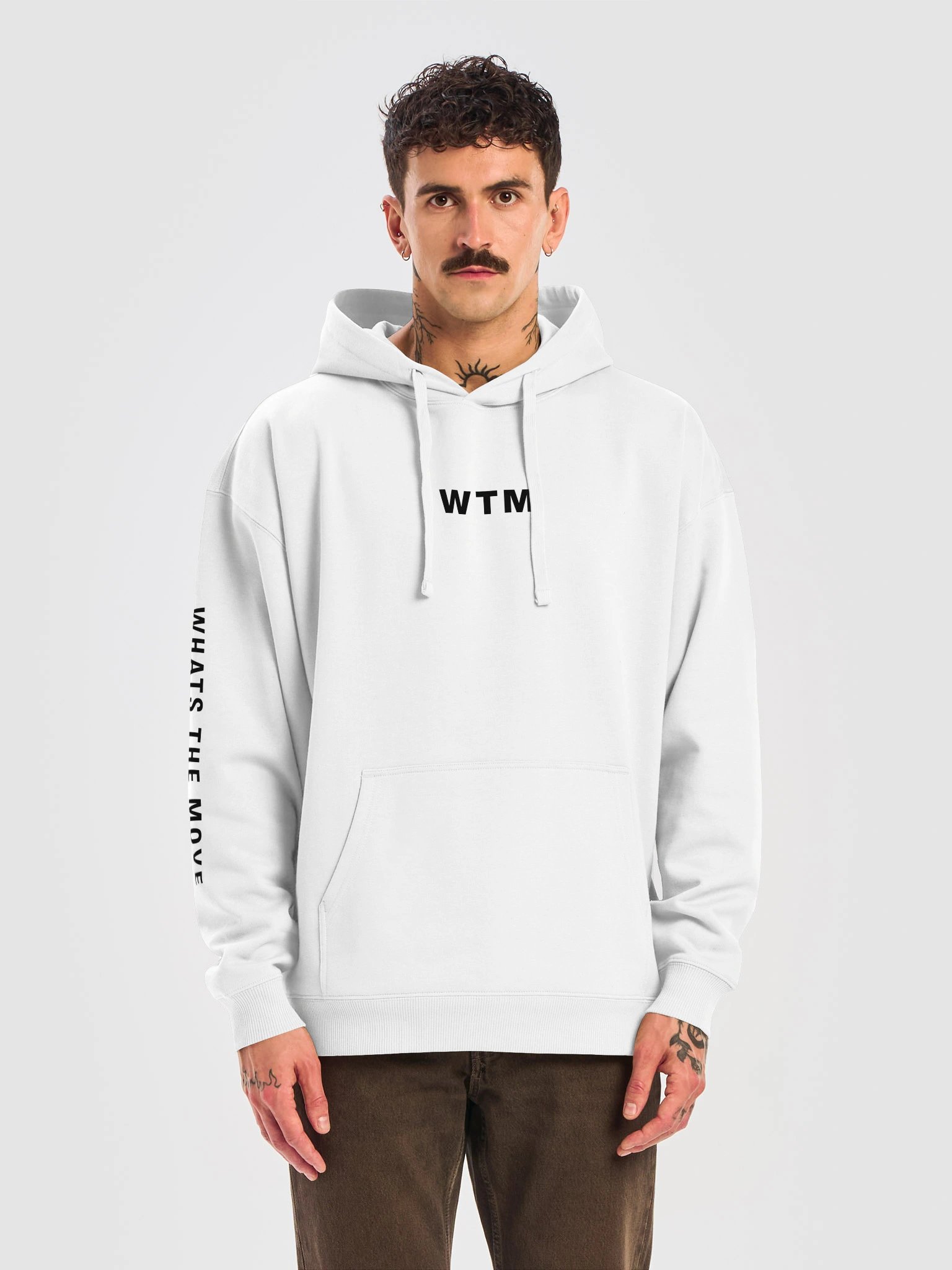 The Foundation Sleeve Hoodie - White product image (4)