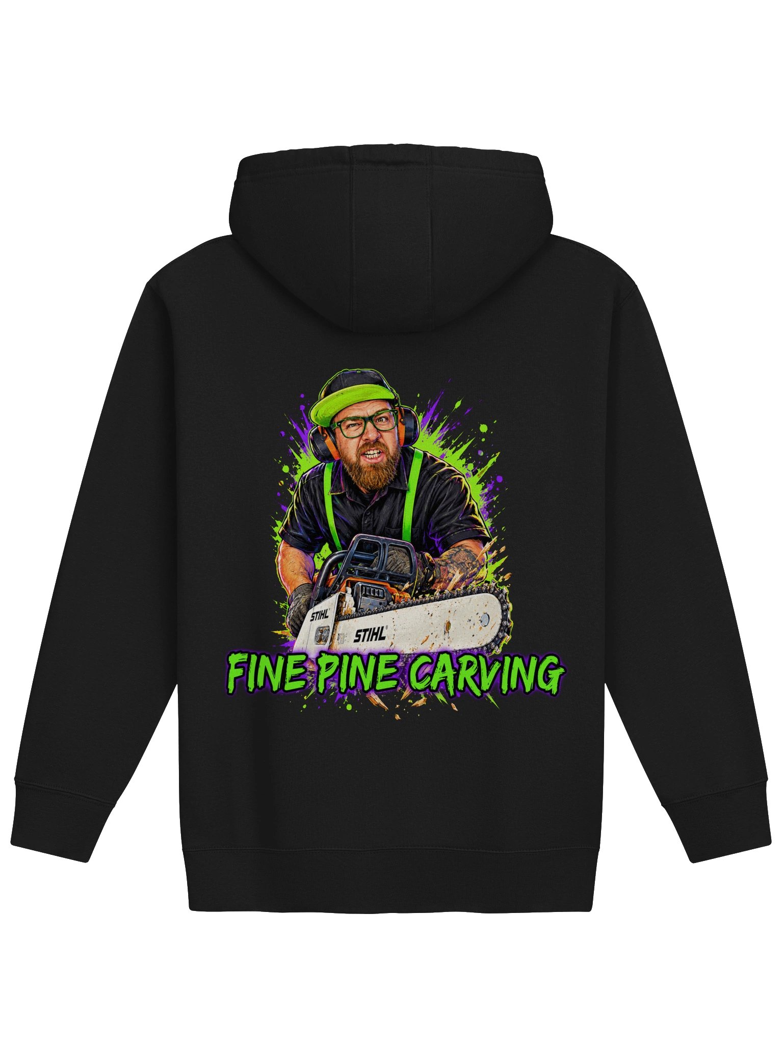 Crazy Carving Man Hoodie product image (2)