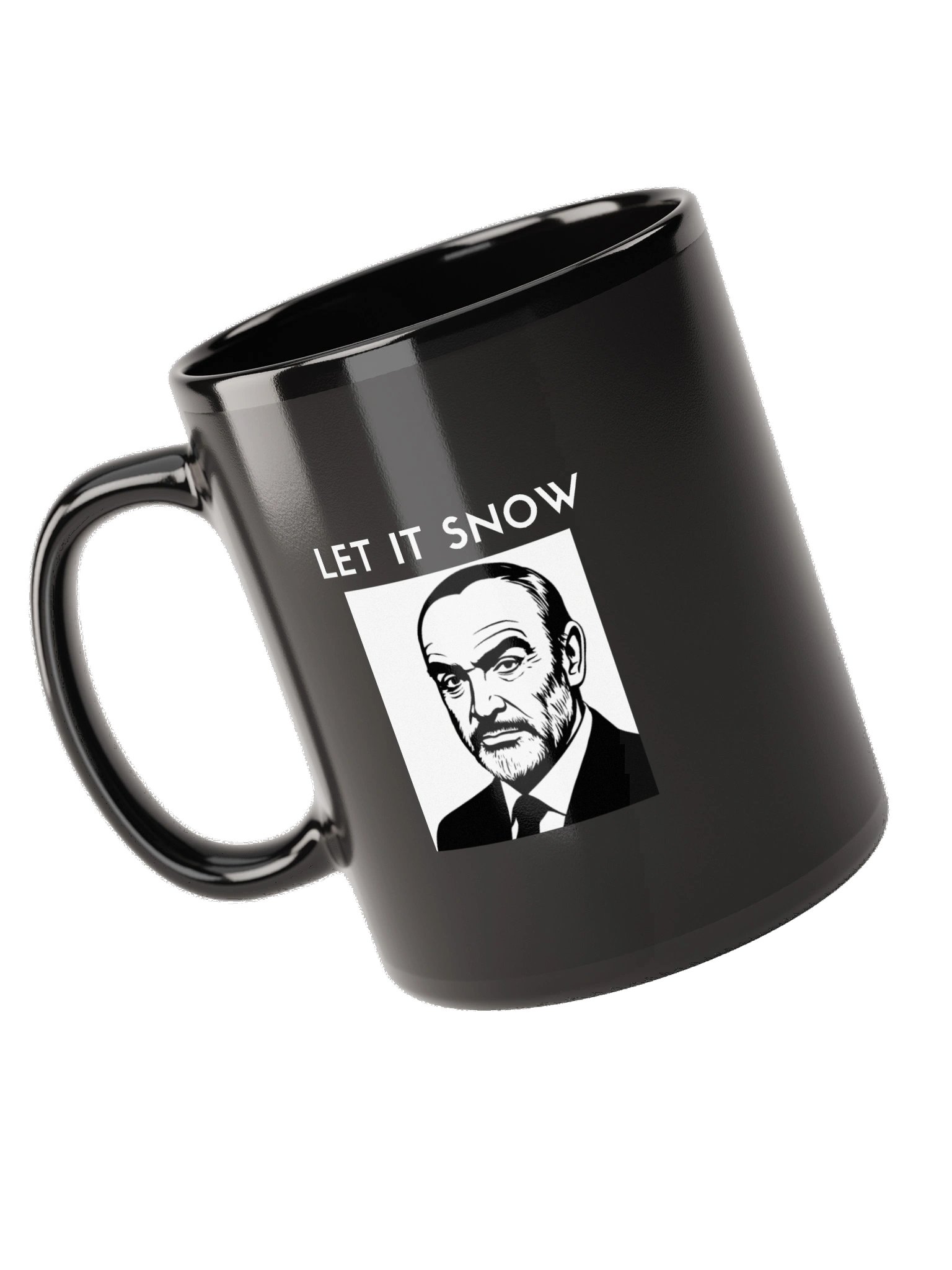 SNL Let It Snow Black Mug product image (9)
