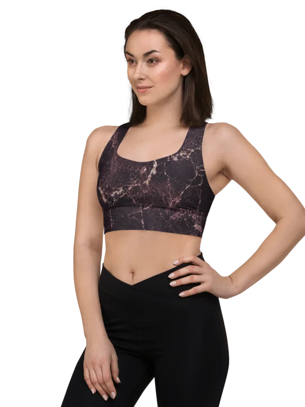 Vampire Elegance Recycled Longline Sports Bra product image (4)