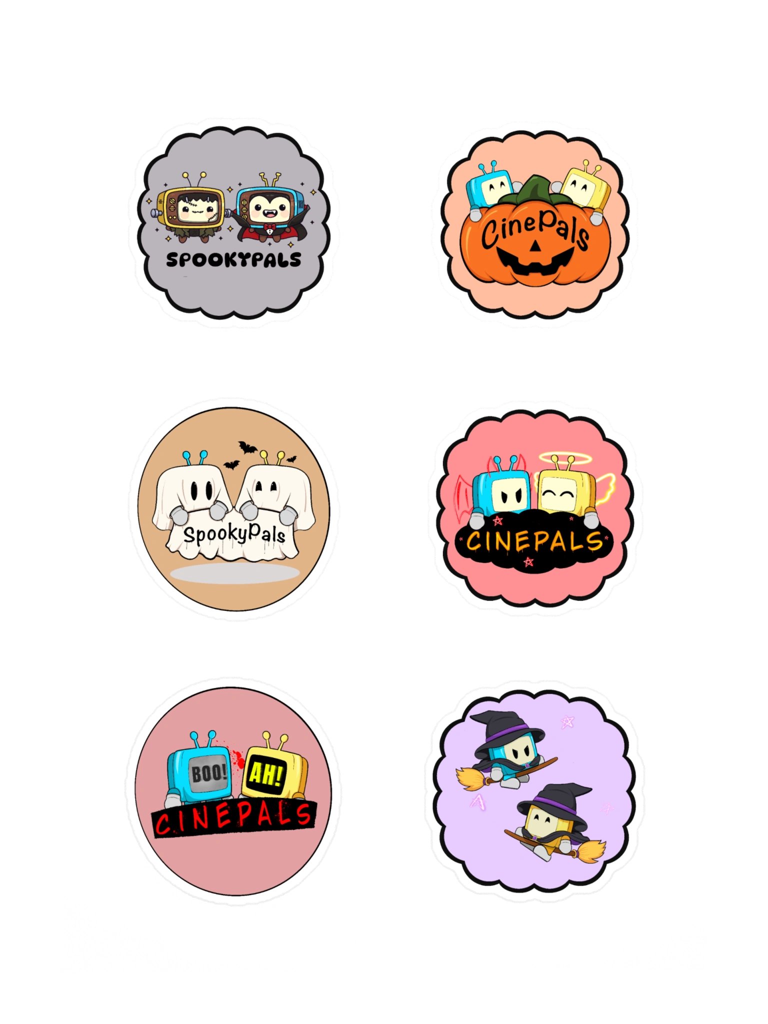 CINEPALS Trick or Treat Halloween Sticker Sheet product image (3)