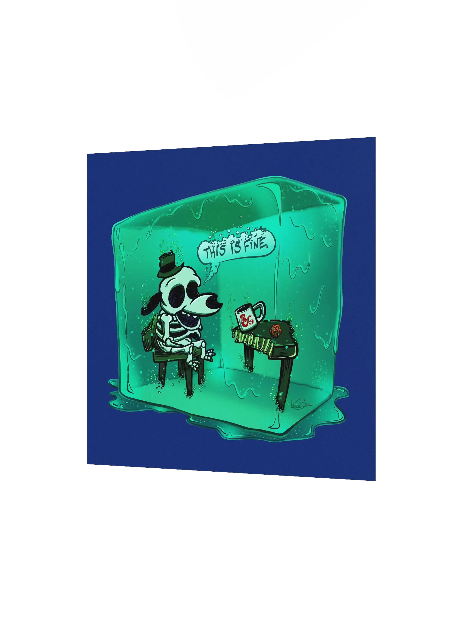 The Gelatinous Optimist | Matte Poster Print product image (6)