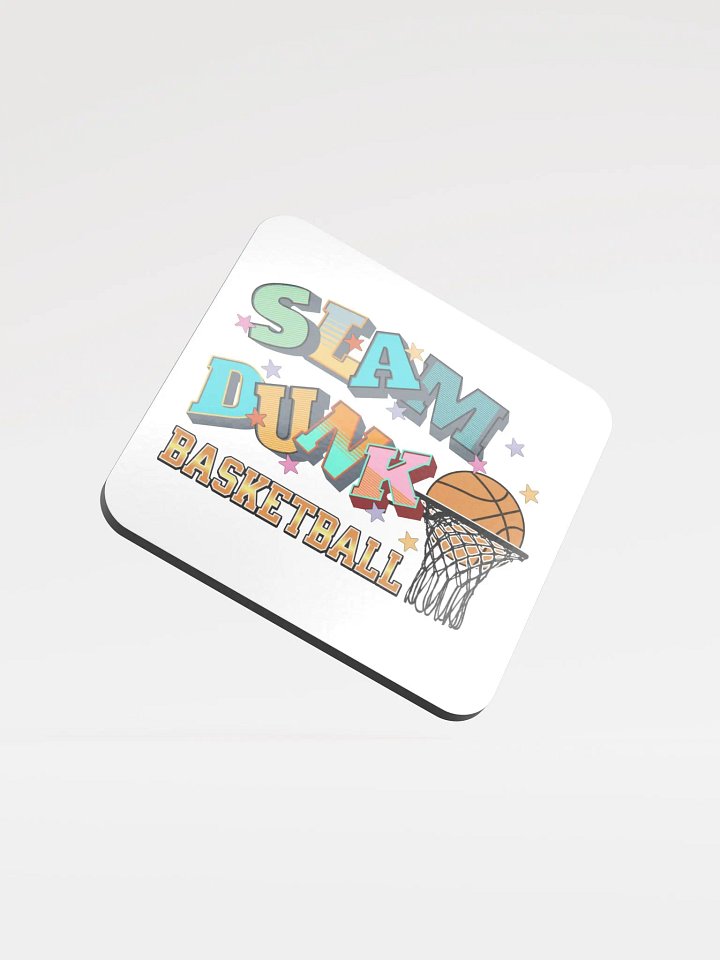 Basketball Slam Dunk Cork Coaster product image (2)