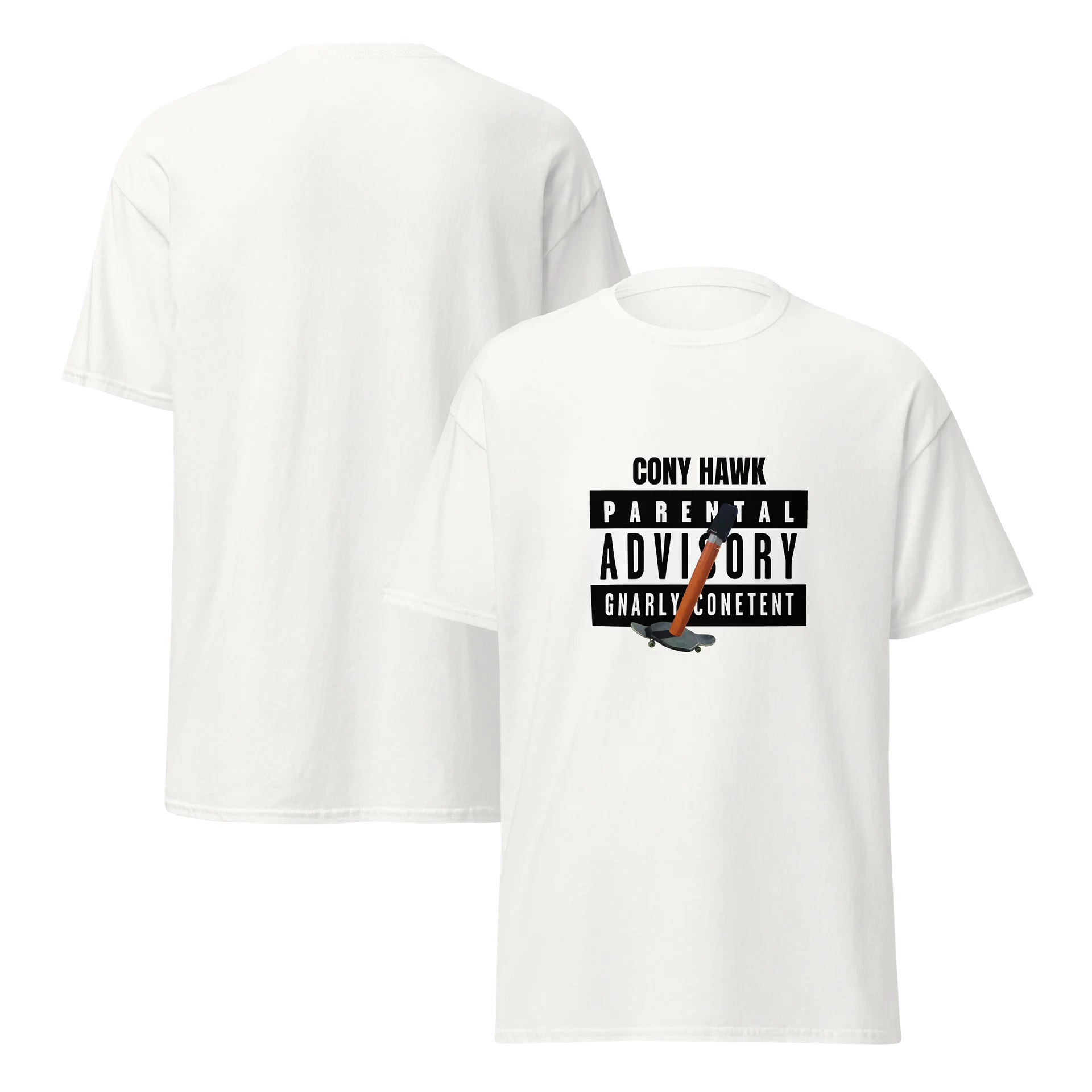 Gnarly Conetent Skateboard Tee product image (7)
