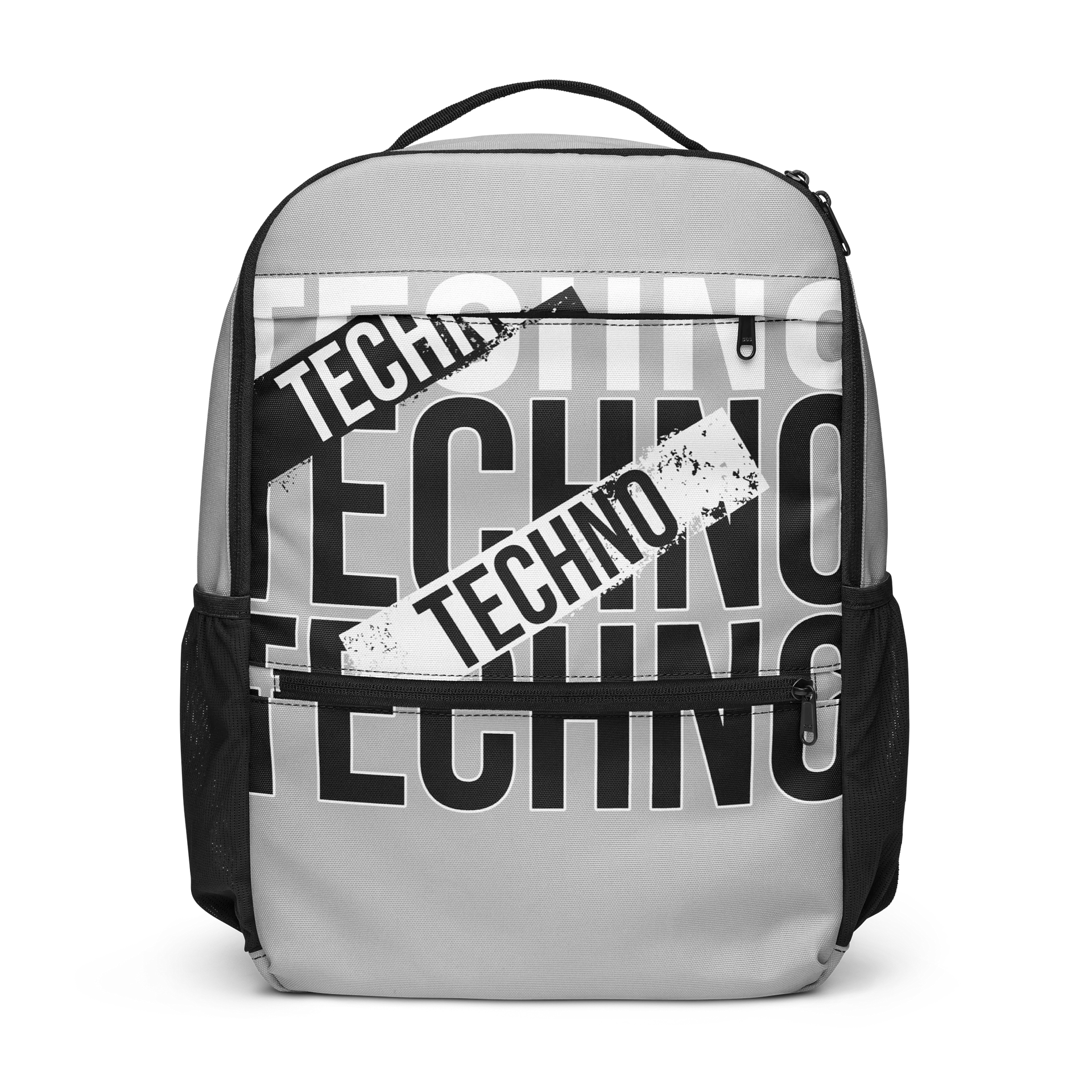 TECHNO Distressed All-Over Print Backpack product image (1)