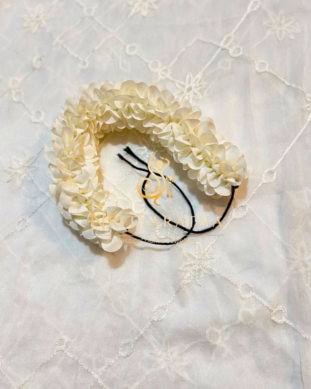 White Curved Flower product image (1)