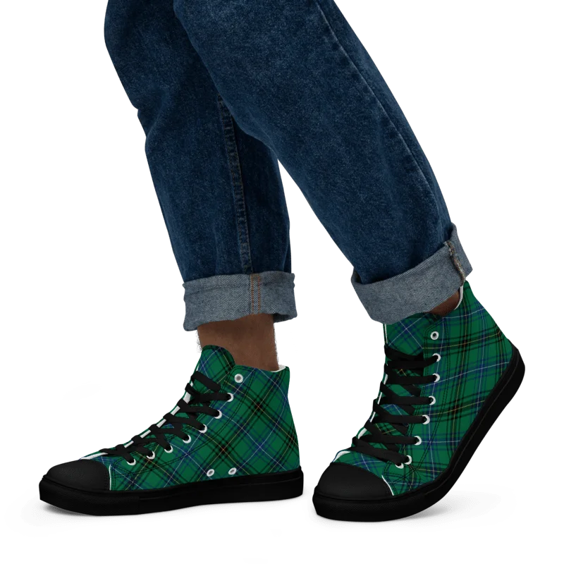 Henderson Tartan Men's High Top Shoes product image (5)