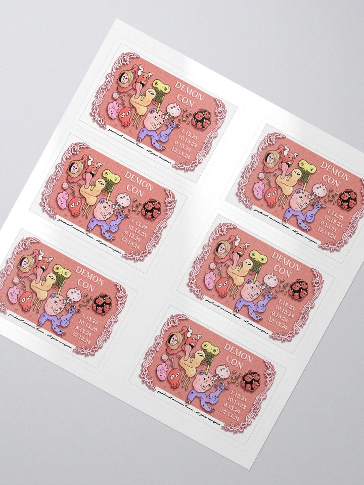 Demon Con Stickers product image (2)