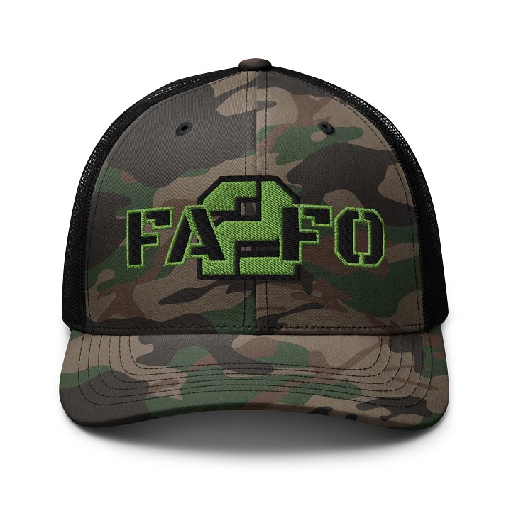 FA2FO Kick Exclusive Camo Trucker Hat product image (1)