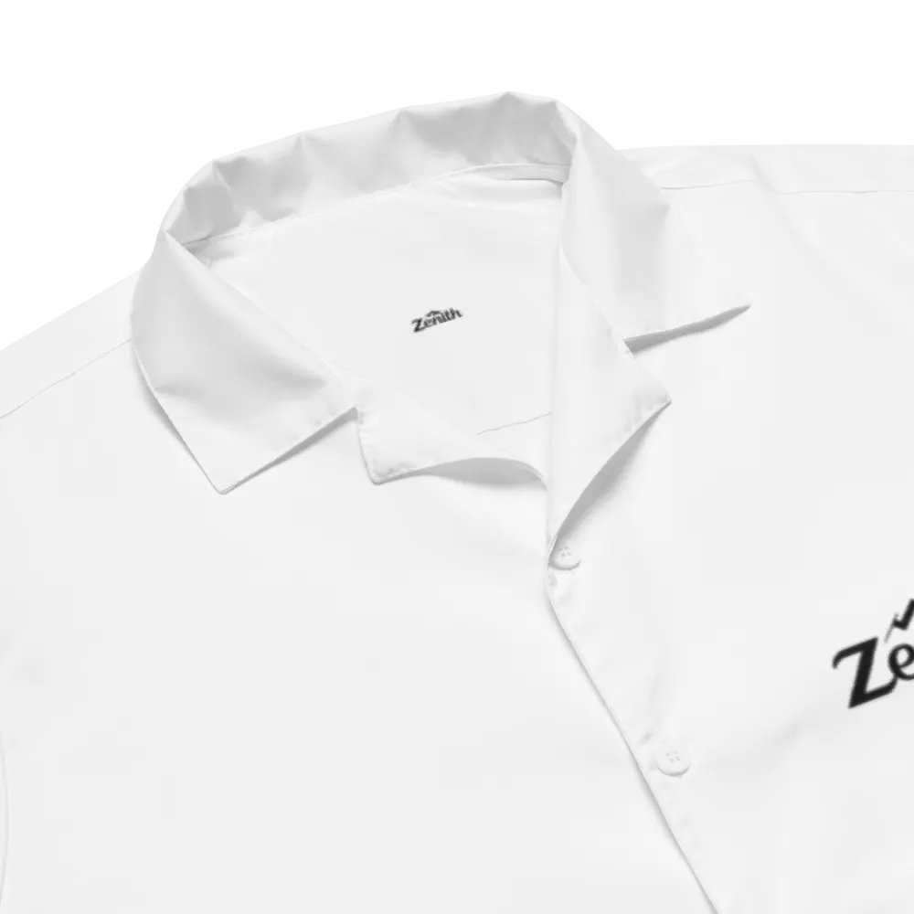 Zenith Unisex White Hawaiian Shirt - UPF50+ Sun Protection product image (5)