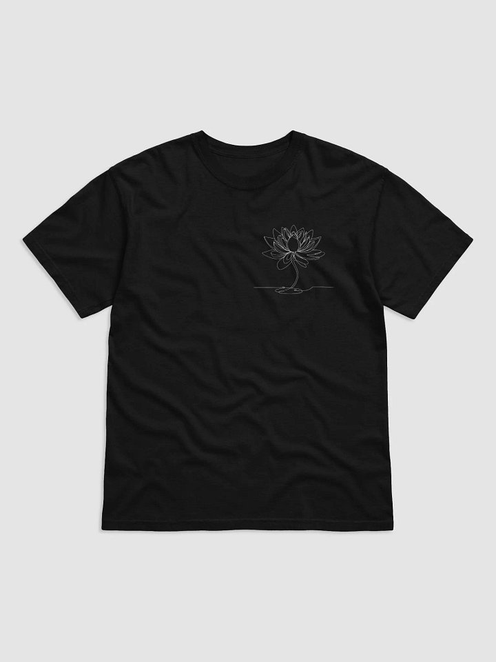 Lotus Flower Line Art Line Drawing T-Shirt product image (2)