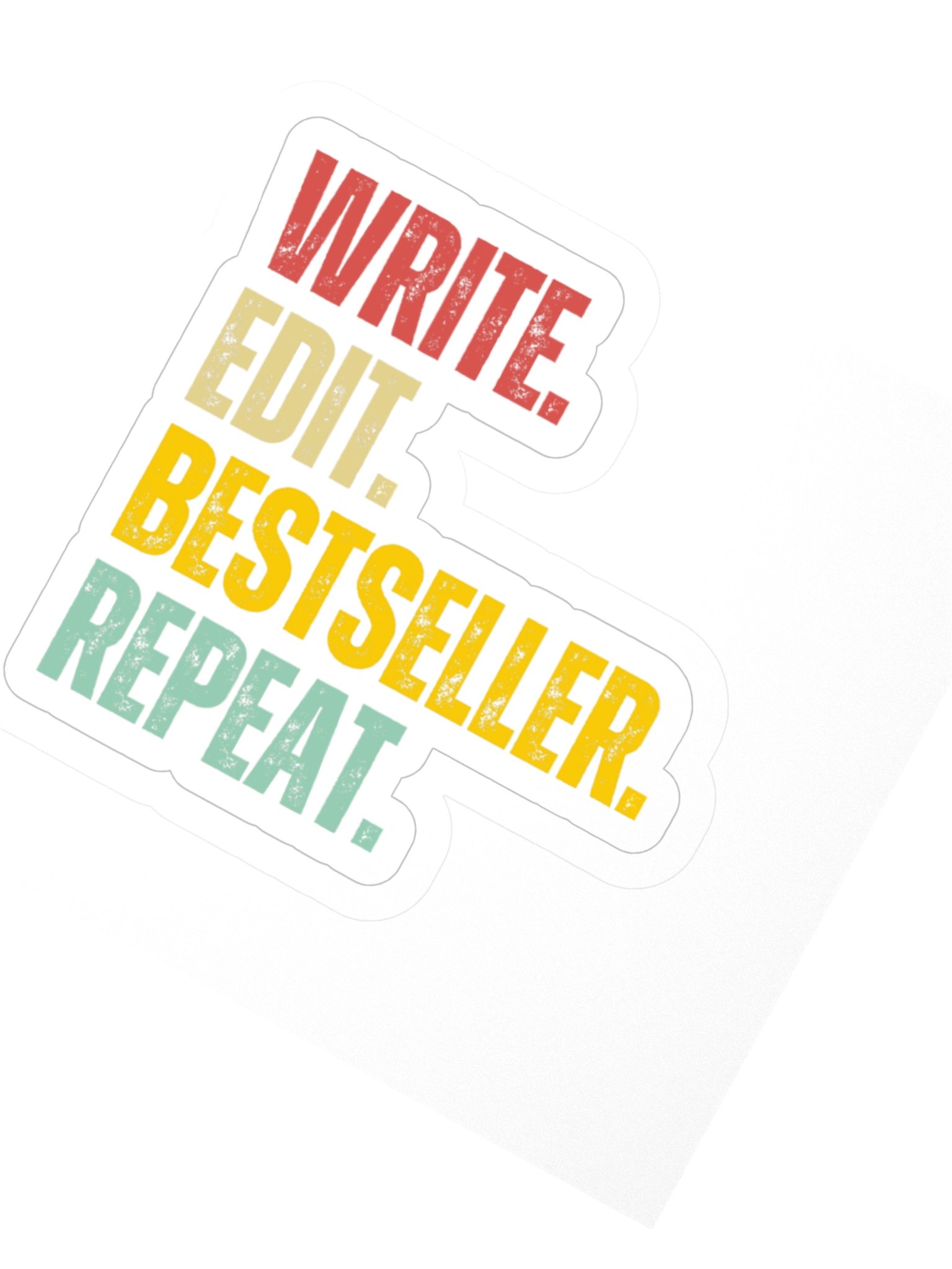 Sticker ~ Write.Edit.Bestseller.Repeat. product image (3)