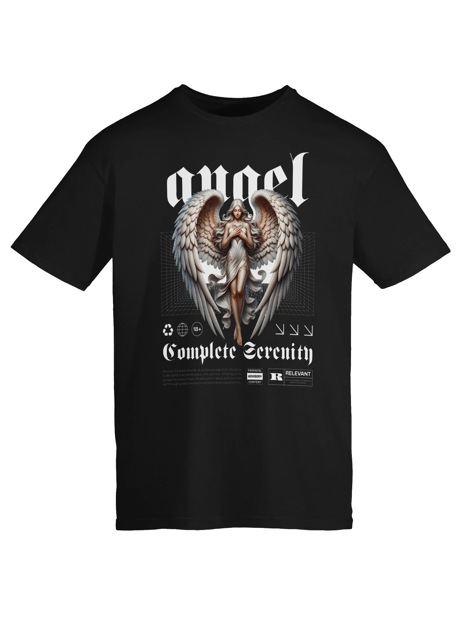 Complete Serenity Angel Graphic Unisex Softstyle T-Shirt product image (4)