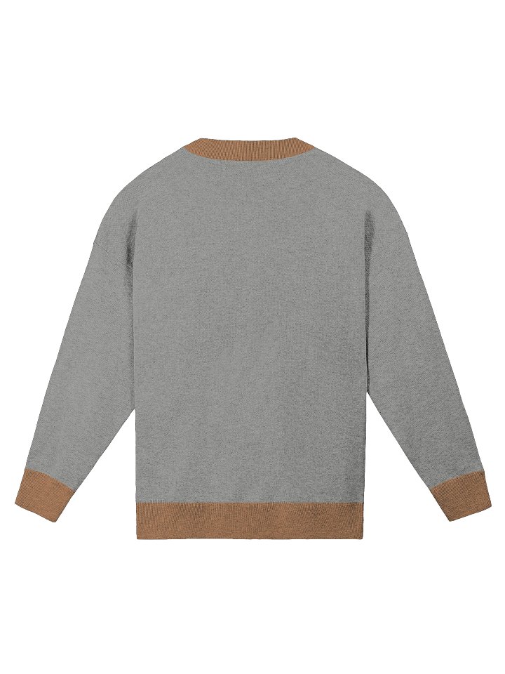 Goat Relaxed Jacquard Sweater – Knit Pullover with Rustic Farm Animal Design product image (6)