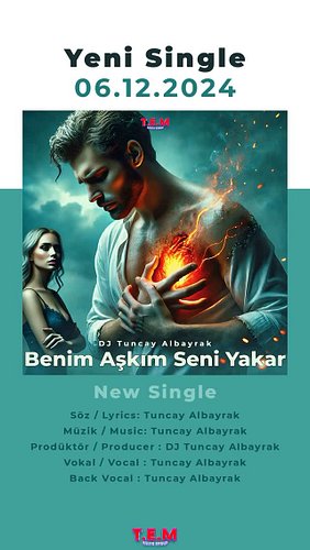🎶 “Benim Aşkım Seni Yakar”
💔❤️ Bir aşk hikâyesi... Sizi kalbinizin en derinine dokunacak bir yolculuğa çıkaracak.
🔥 6 Aralık’...