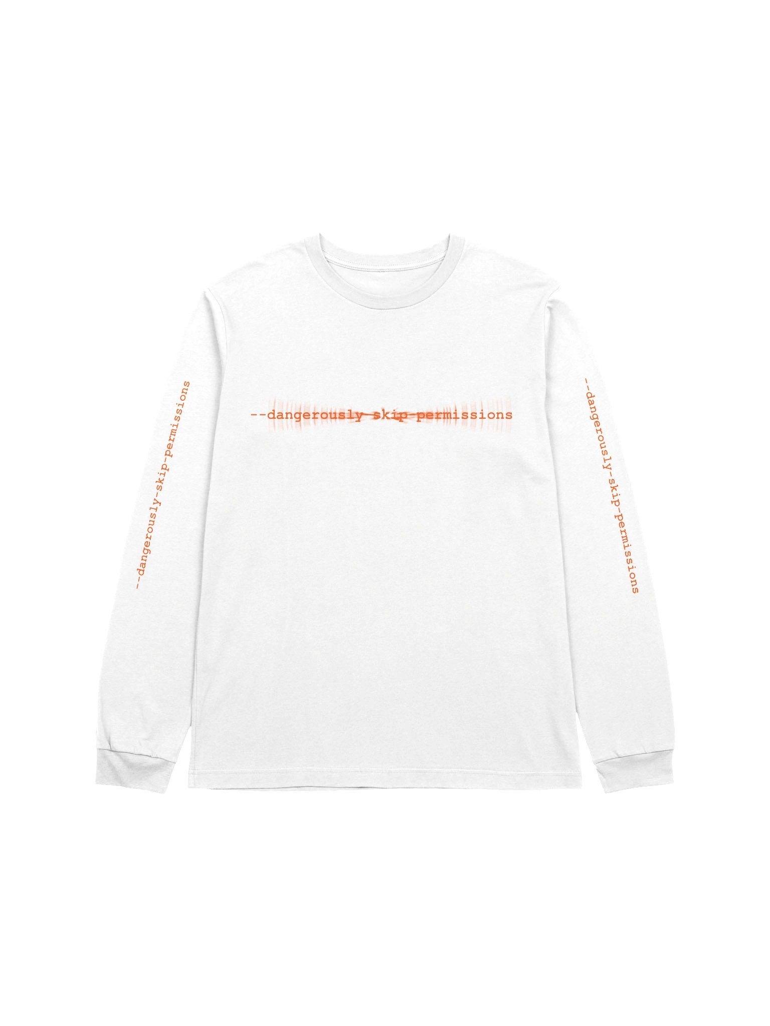 --dangerously-skip-permissions long sleeve tee product image (1)