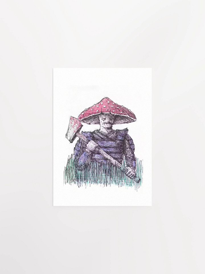Mushroom Warrior Print product image (1)