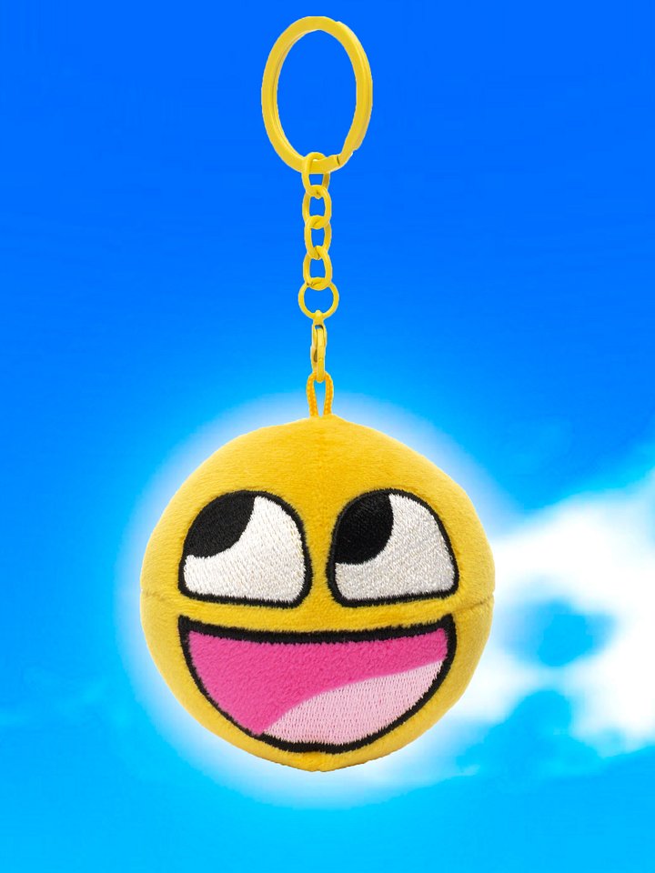 epic face plush keychain! product image (1)