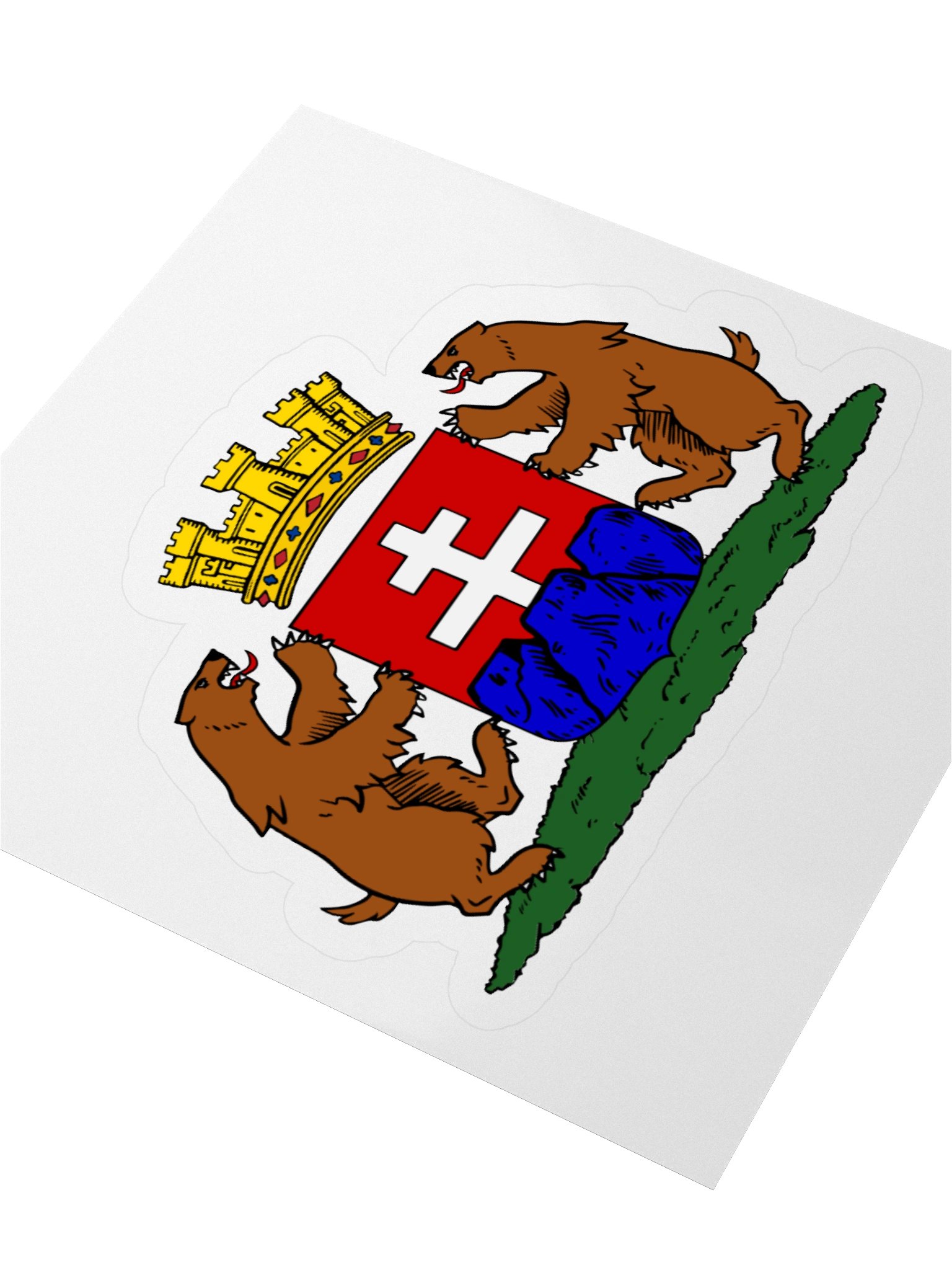 Slovakia Coat of Arms Kiss Cut Sticker product image (8)