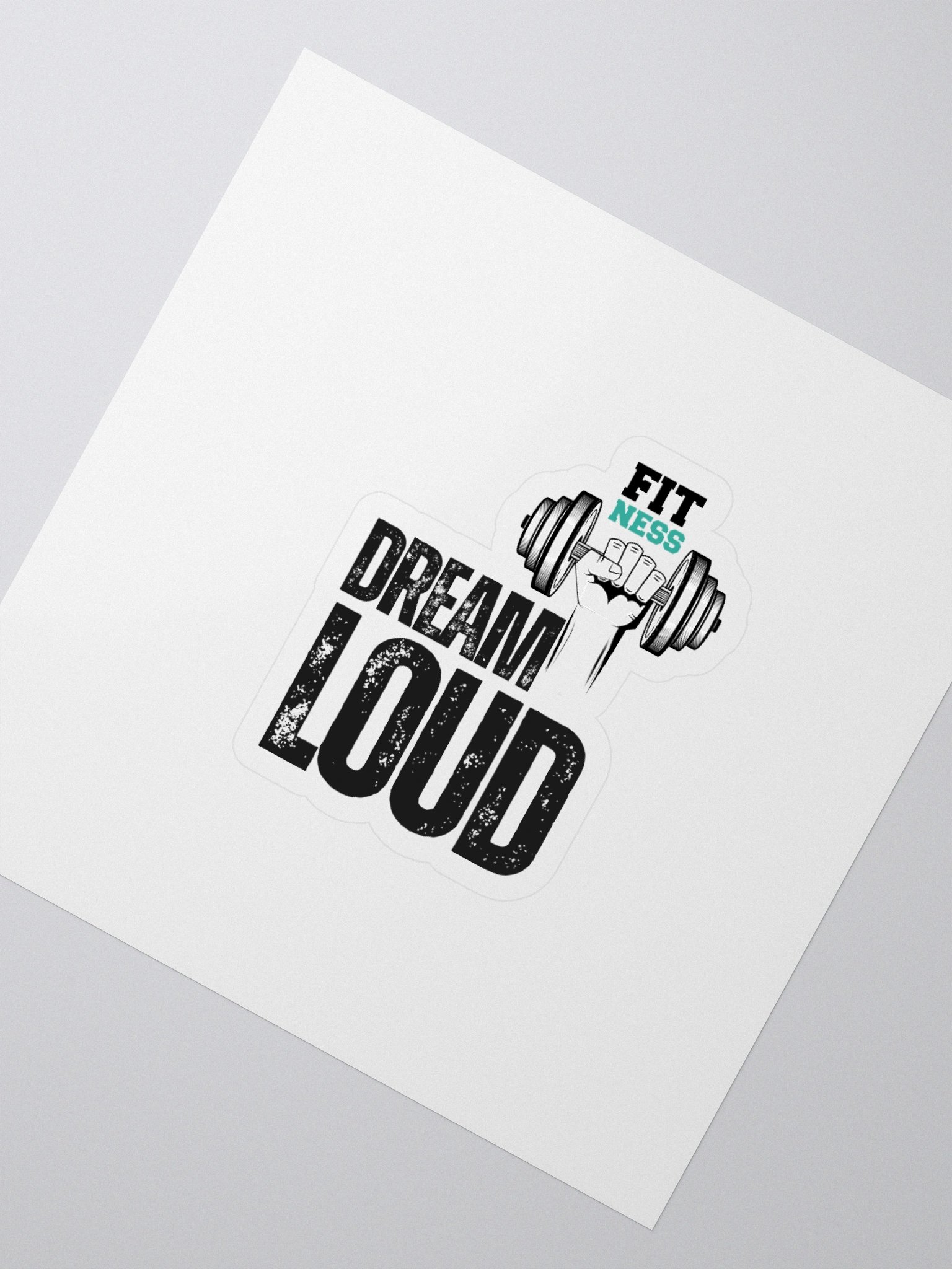 Dream Loud - Fitness - Sticker product image (2)