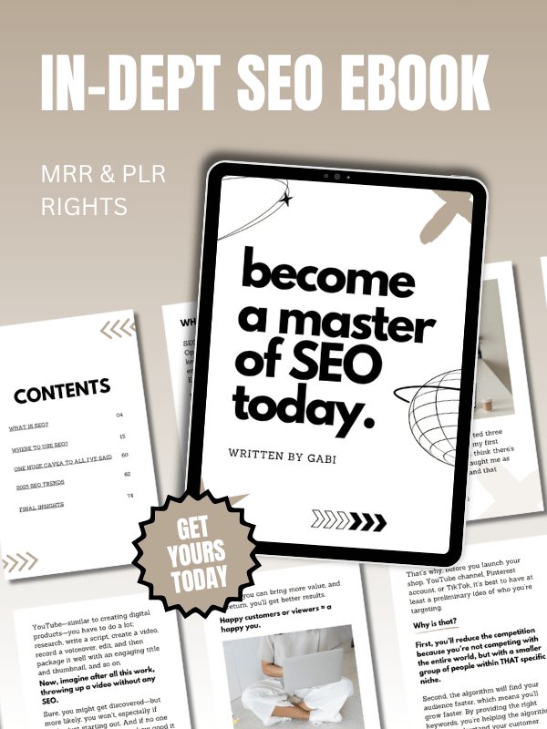 MRR/PLR In-Dept SEO eBook product image (1)