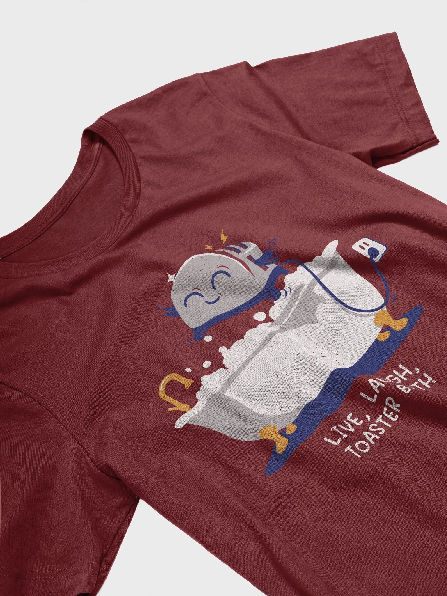 Live, Laugh, Toaster Bath Unisex Athletic Fit product image (3)