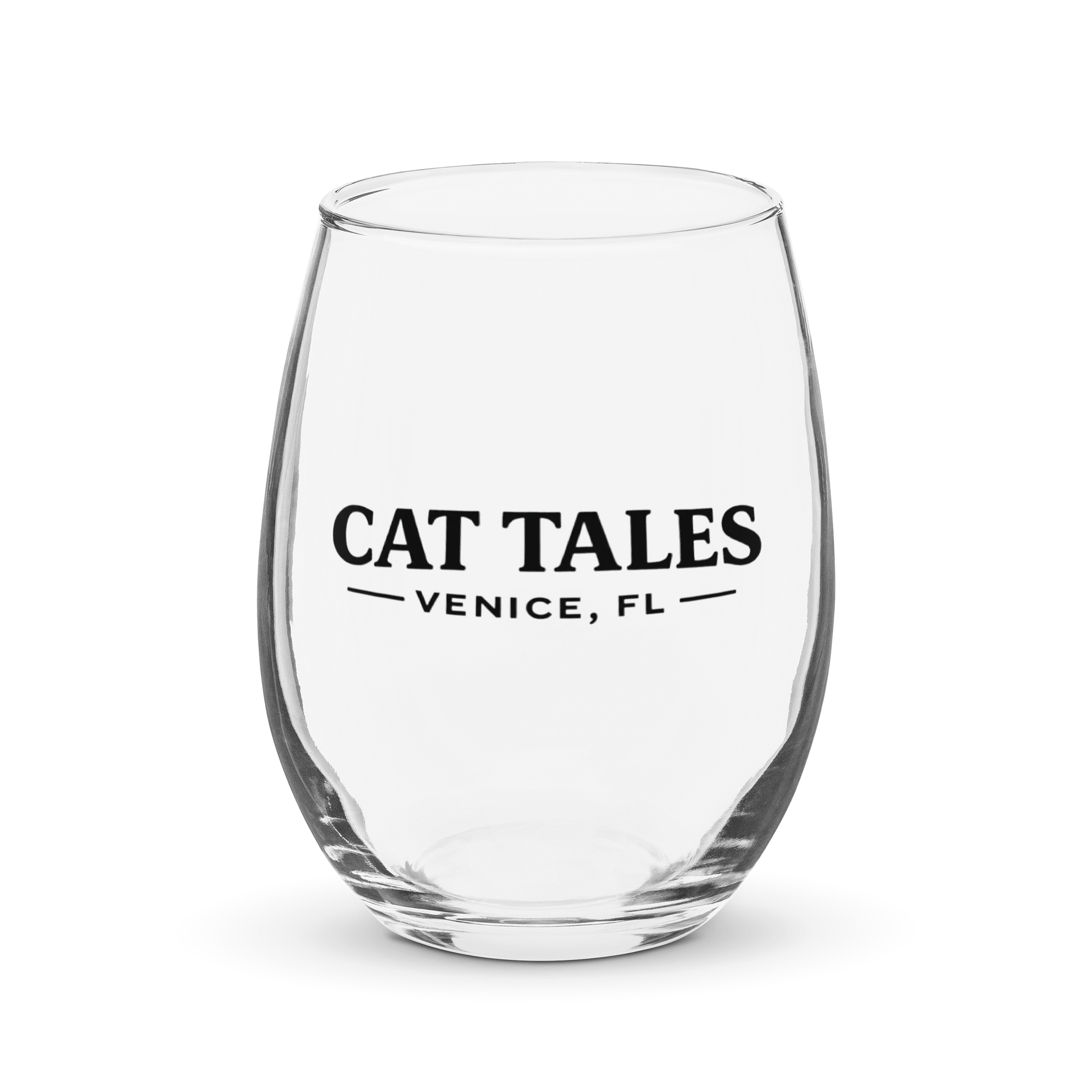 Cat Tales | Stemless Wine Glass product image (1)