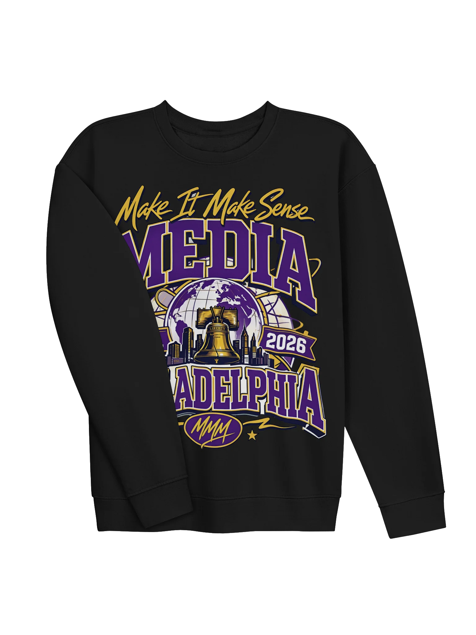 Make It Make Sense Media Philadelphia Crewneck product image (9)