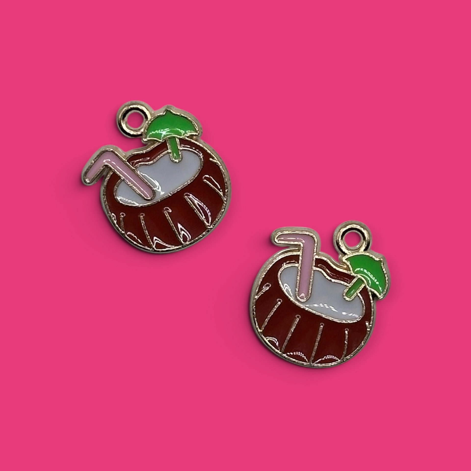 Coconut Drink Mai Thai Whinny Winners Braid and Bridle Charms for Horses | Little Shop of Ponies product image (1)