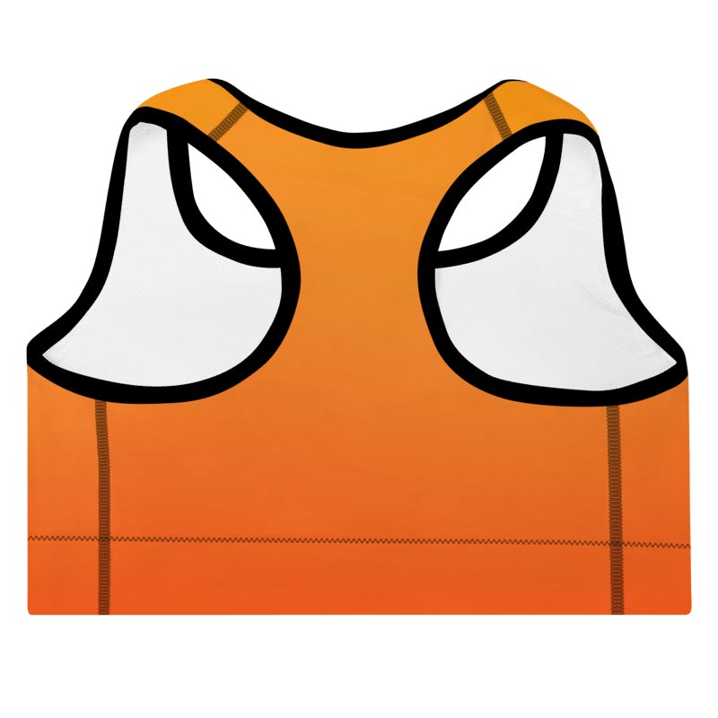 XPRESSACTIVE Orange All-Over Padded Sports Bra product image (4)