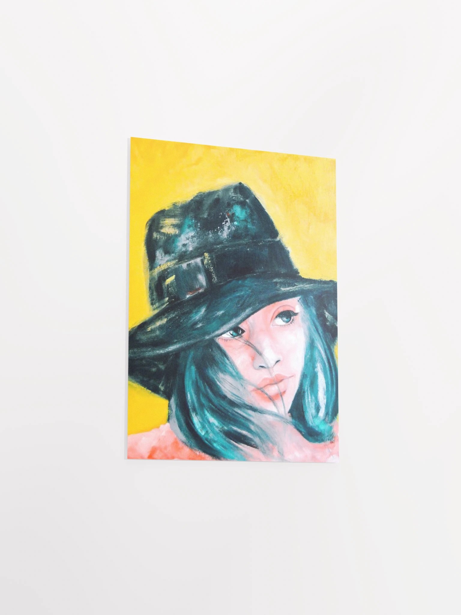 Girl in the Black Hat Art Poster Print product image (3)
