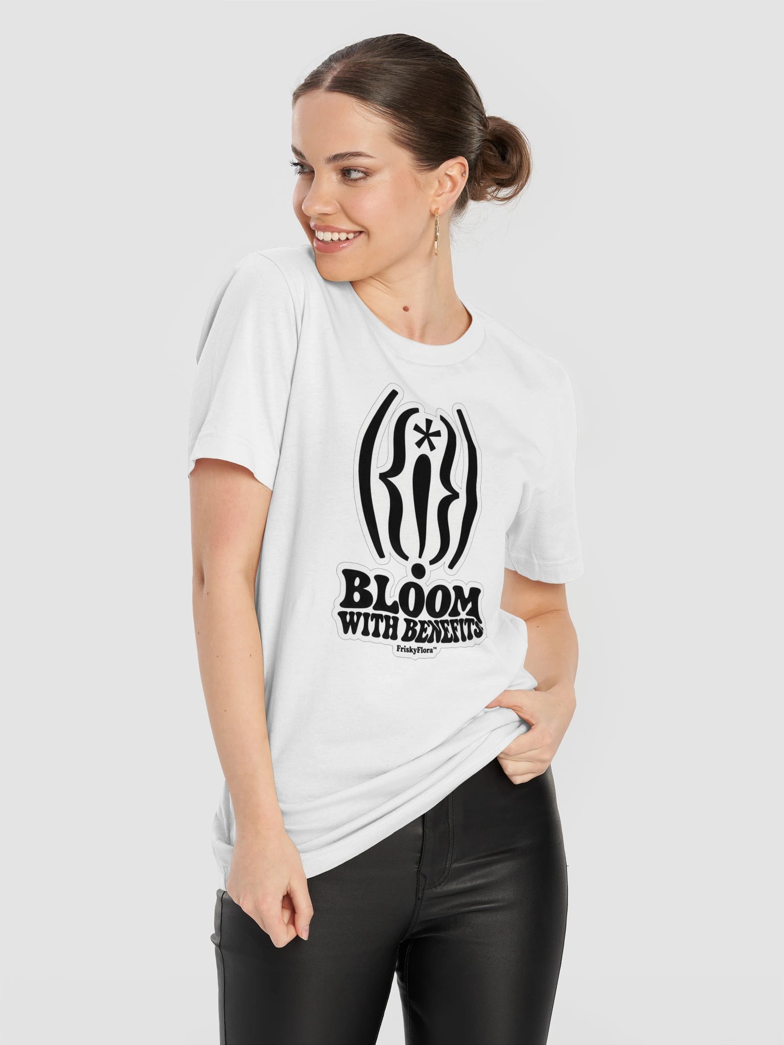 Bloom With Benefits Floral Emblem Supersoft Tee product image (1)