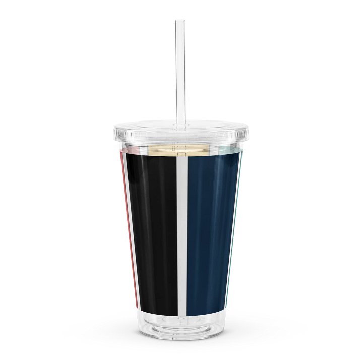 Vibrant Stripes Double Wall Tumbler product image (2)