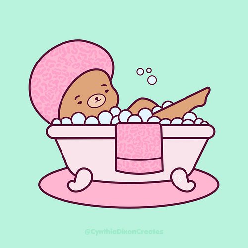 Just me, my bubbles, and my peace of mind! 🐻💦
. 
.
.
.
.
.
.
.
#SelfCare #BubbleBathTime #CozyVibes #RelaxAndUnwind #KawaiiAr...