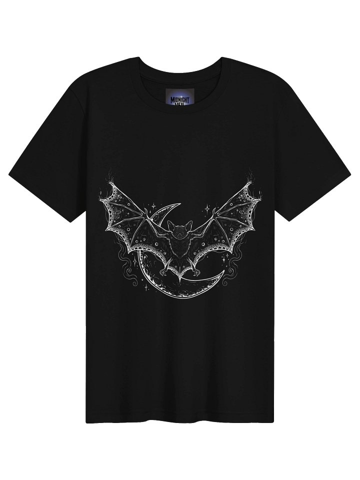 Ornate White Bat Graphic Tee product image (1)