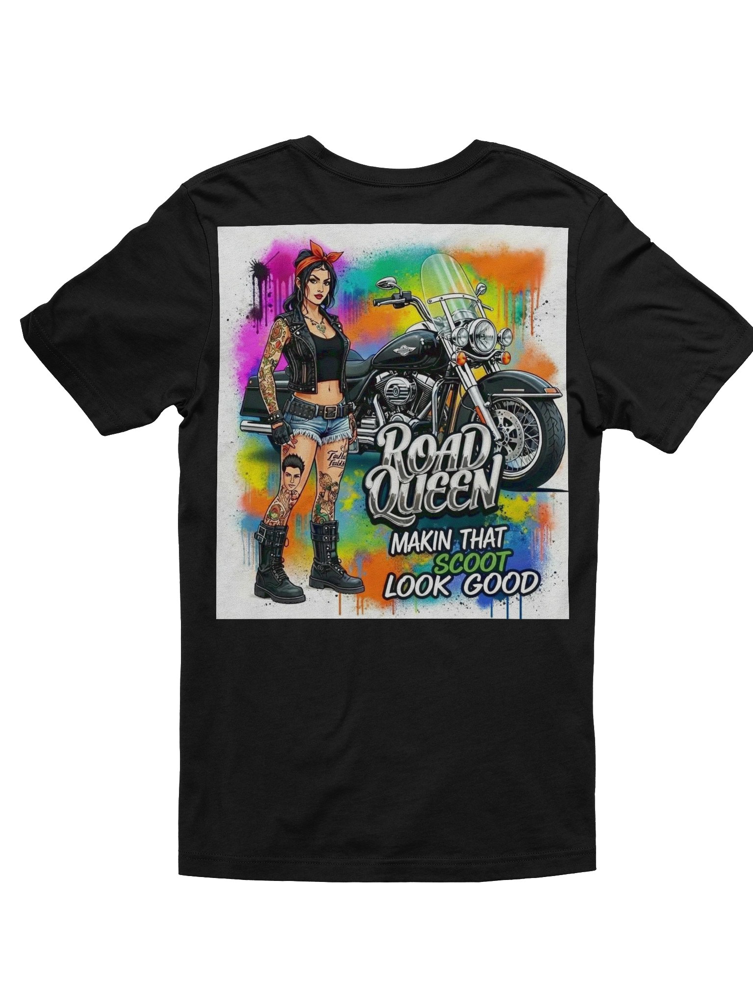 MötoGirl Road Queen T-Shirt product image (13)