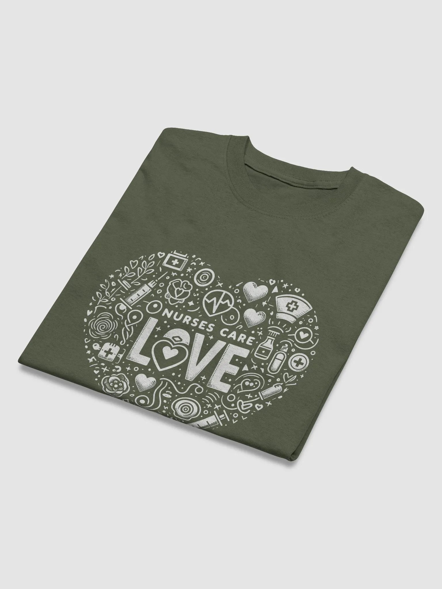 Nurse's Love Heart T-Shirt product image (45)