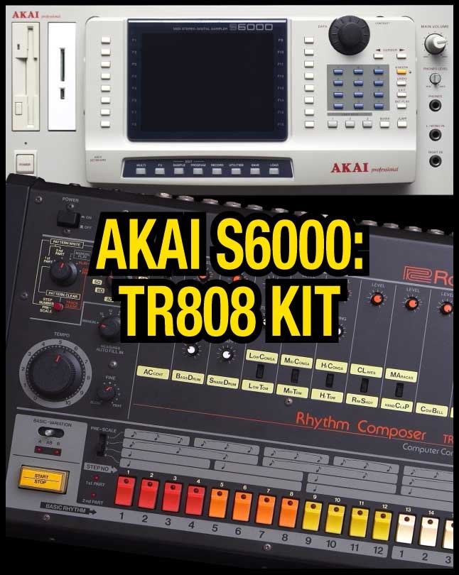 Akai S6000: TR808 Kit product image (1)