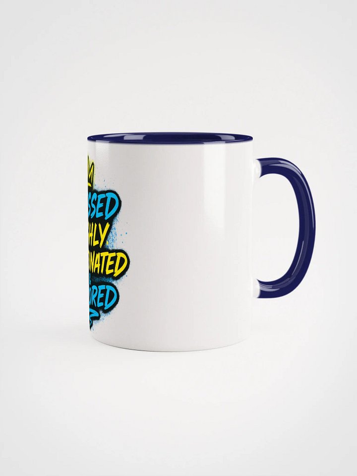 Blessed & Caffeinated Ceramic Crown Mug product image (2)