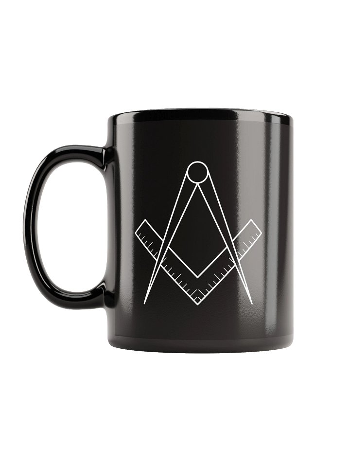 No G White Square and Compass Mug product image (1)