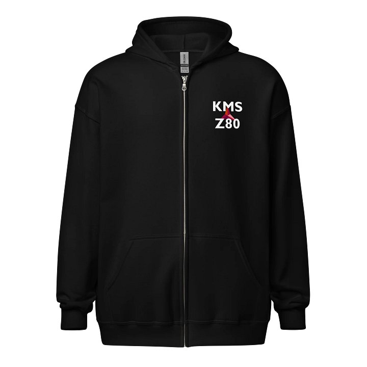 Kommission Z80 "fight! fight! fight!" zip-up hoodie product image (1)