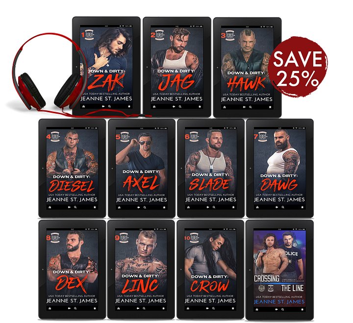 Dirty Angels MC & Crossing the Line Audiobook Bundle product image (1)