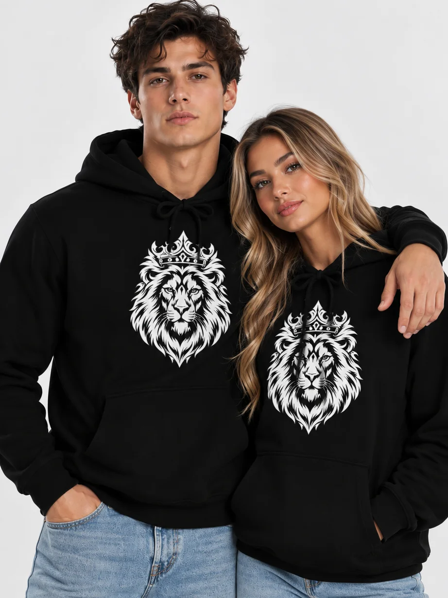 KING ORGANIC Cotton Black Hoodie product image (3)