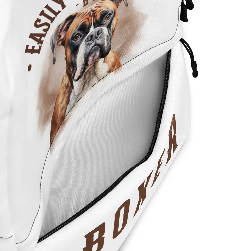 Easily Distracted By Boxer All-Over Print Backpack product image (6)