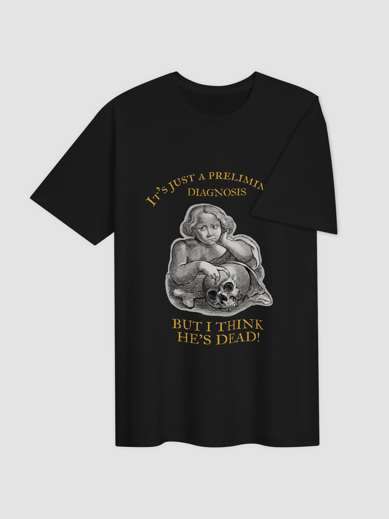 Funny vintage-inspired medical engraving Unisex Tee product image (16)