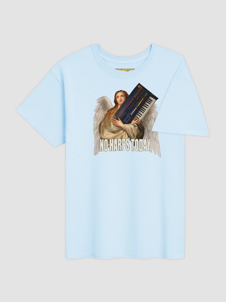 NO HARPS TODAY, by Frank Fonik, Techno EDM Unisex t-shirt product image (5)