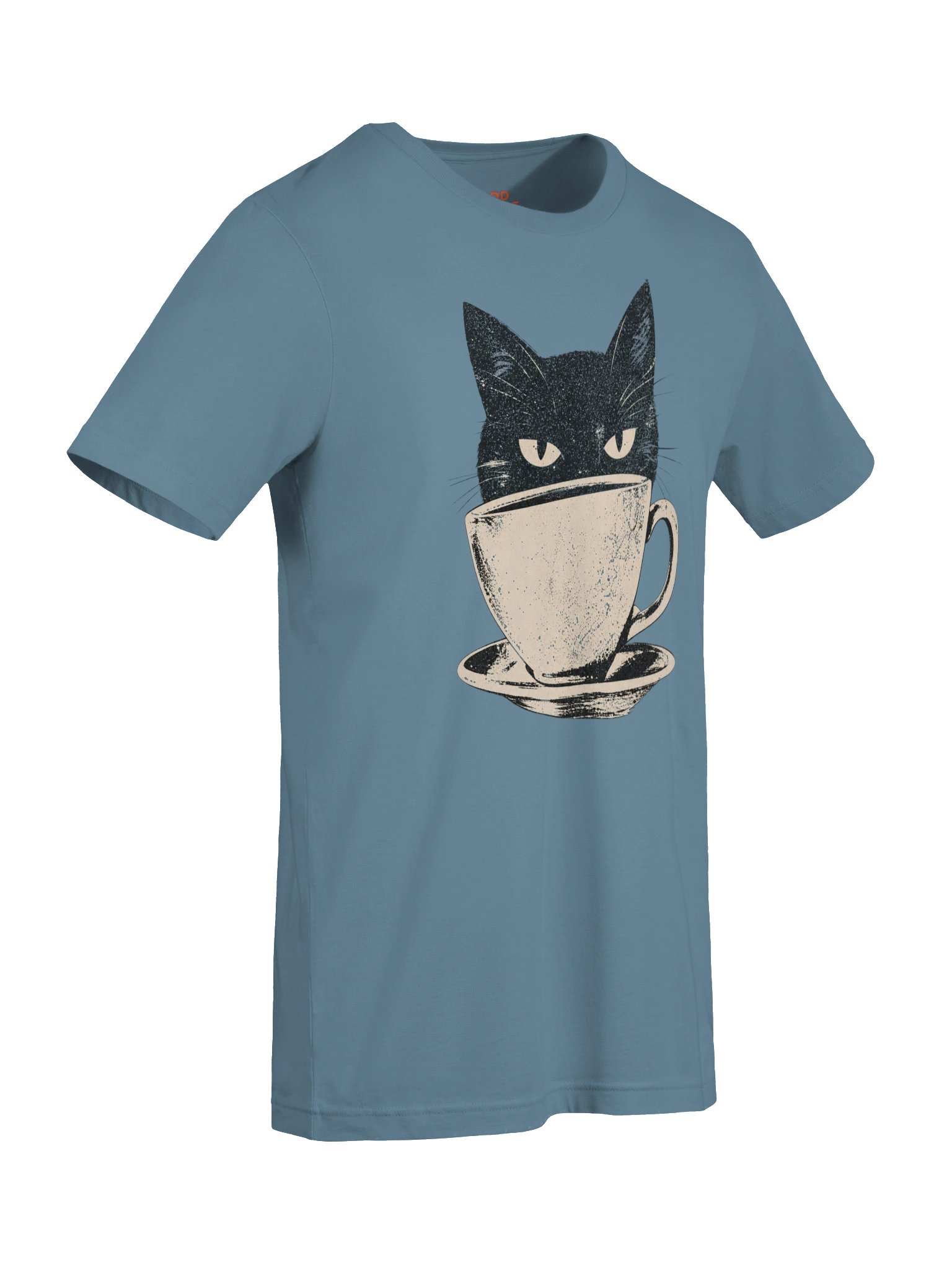 CUP OF ATTITUDE - Funny Coffee Cat Graphic T-Shirt product image (9)